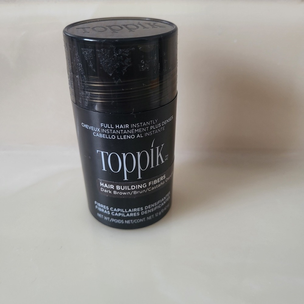 TOPPIK Hair Building Fibers Dark Brown .42oz. New‎ Fine Thinning Hair
